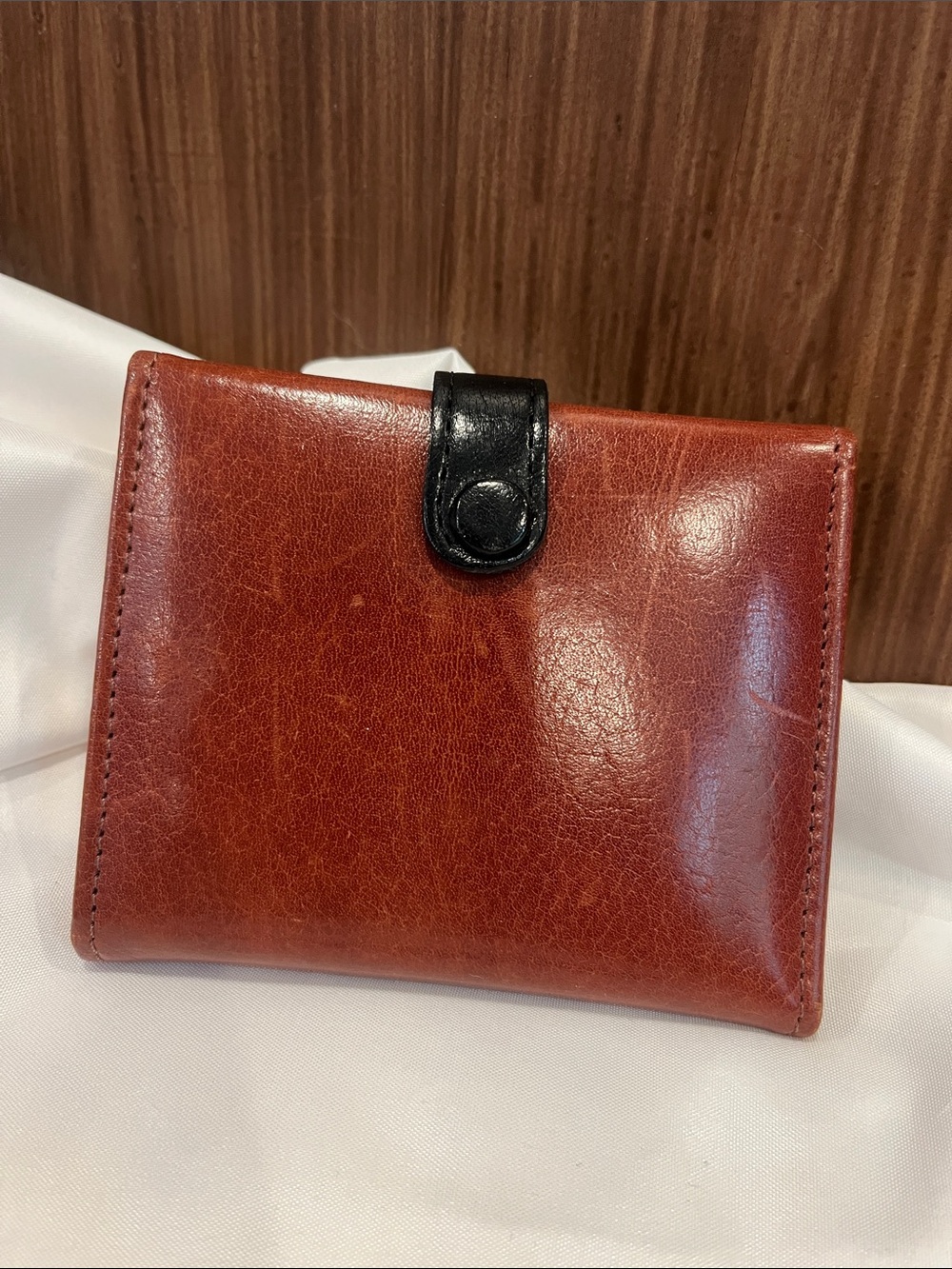 Barneys New York Brown Trifold Wallet